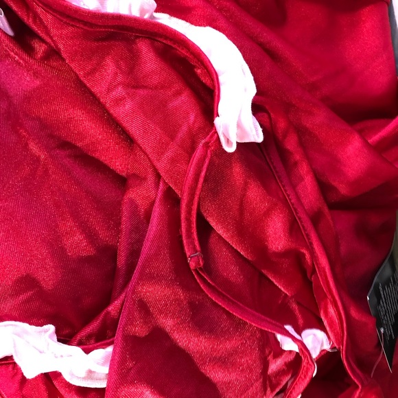 Amoureuse NWT Baby Doll Ruffle Gown Classic Red w/ soft pink ruffle-sz 4x(34/36) - Picture 13 of 13